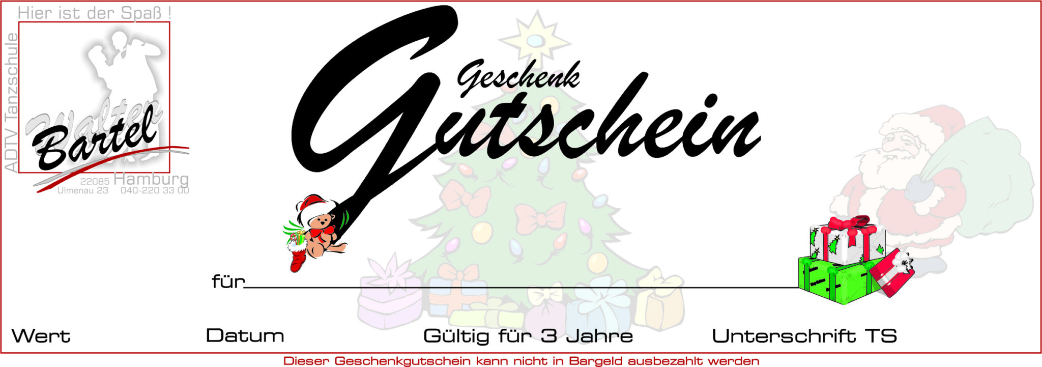 Gutschein Baum