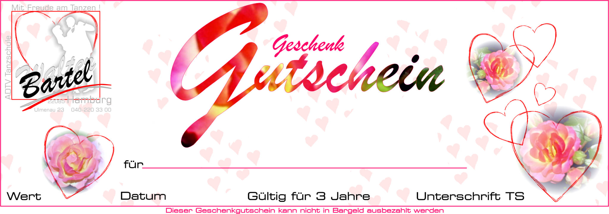 Gutschein Herz